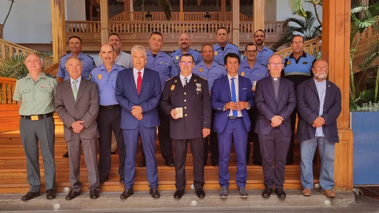 Policia Local de Tías en el día de su patrón