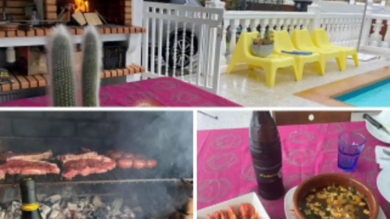 Foto remitida por el PSOE sobre el supuesto asadero de Juan Monzón en Playa Blanca