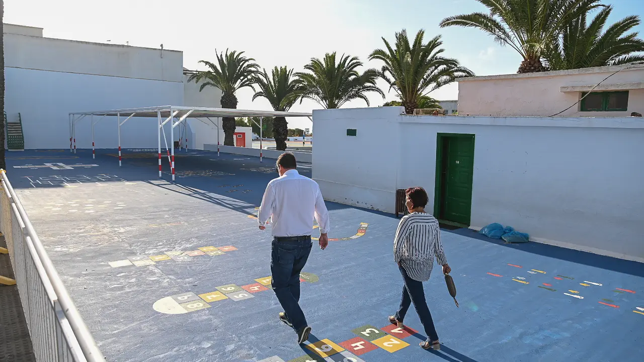 Obras en canchas de los colegios de San Bartolomé