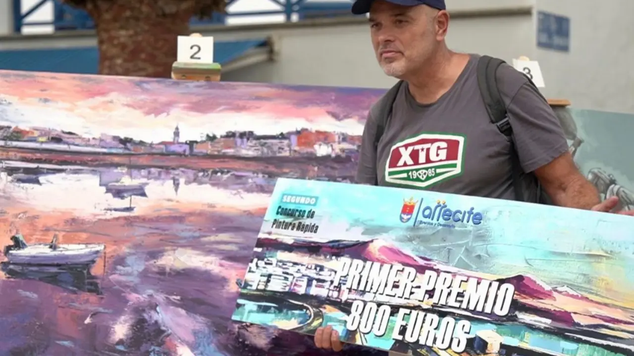 Concurso de pintura rápìda en Arrecife