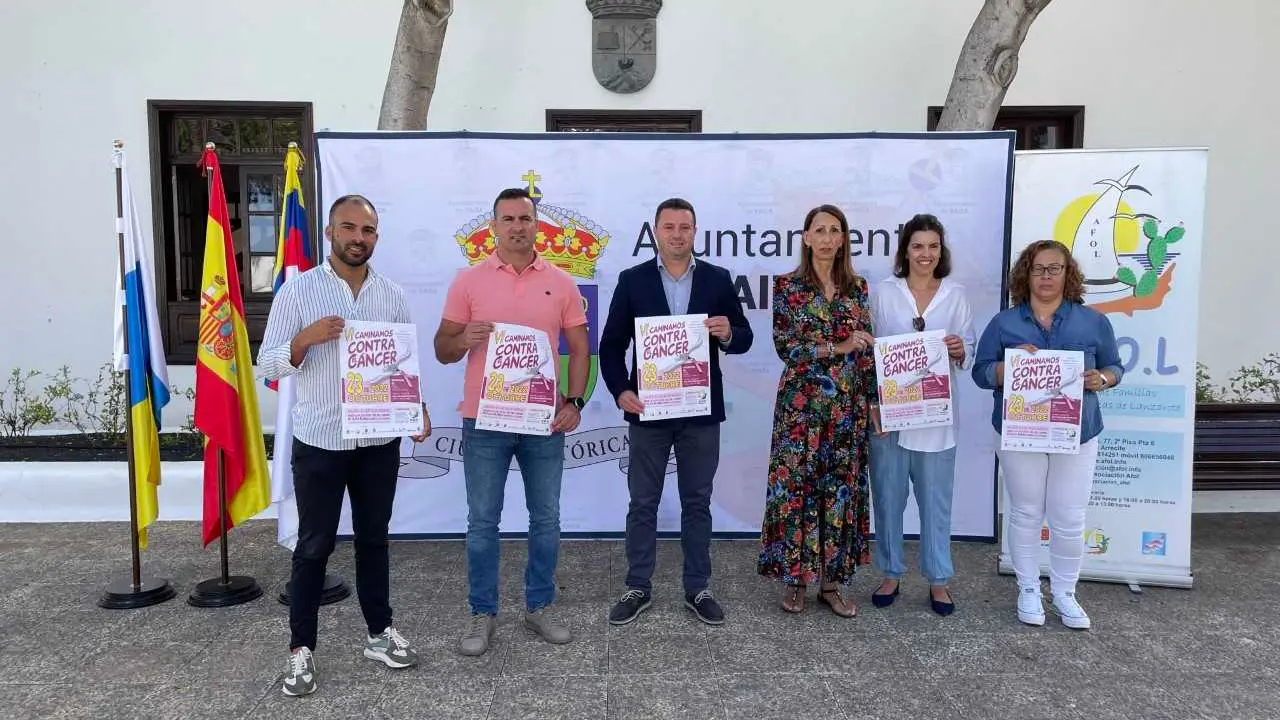 Presentación carrera en Yaiza con AFOL