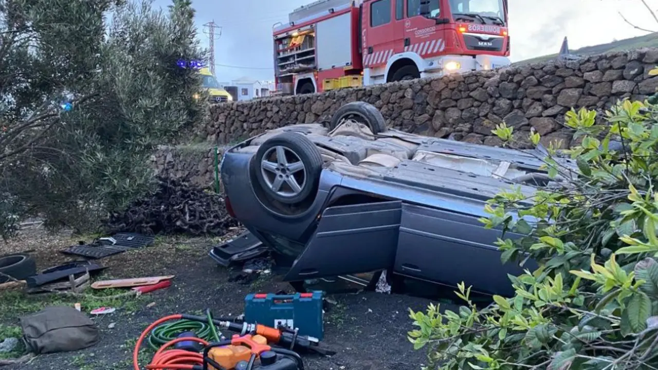 Accidente de tráfico en la carretera Tao-Tiagua