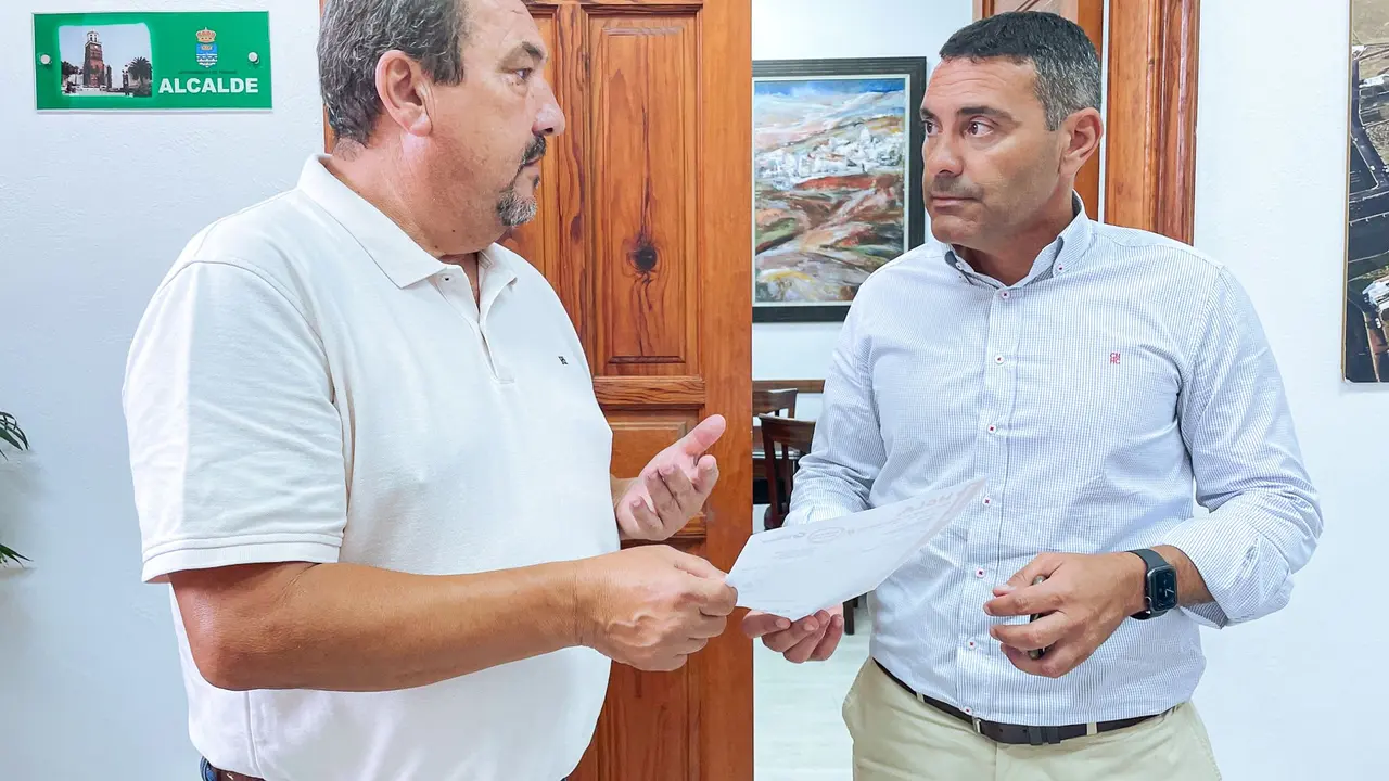 Oswaldo Betancort y Miguel Ángel Jiménez