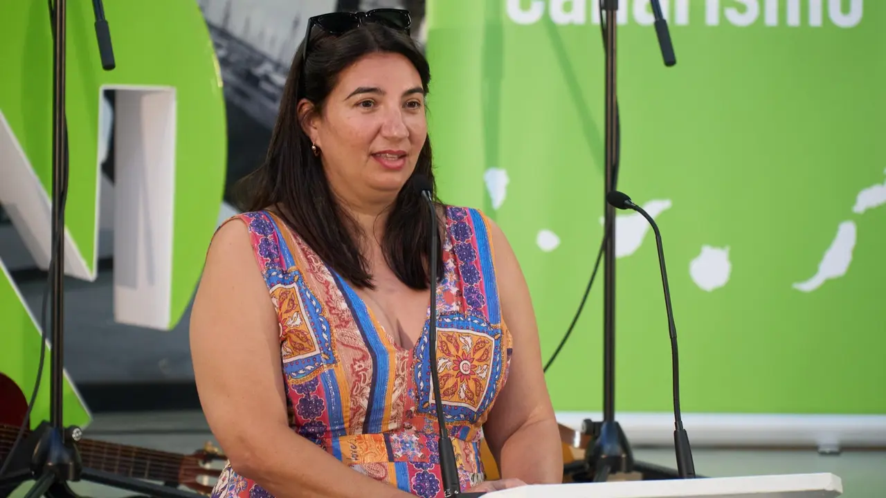 Arminda Barreto, portavoz de NC en Tías. Imágen de archivo.