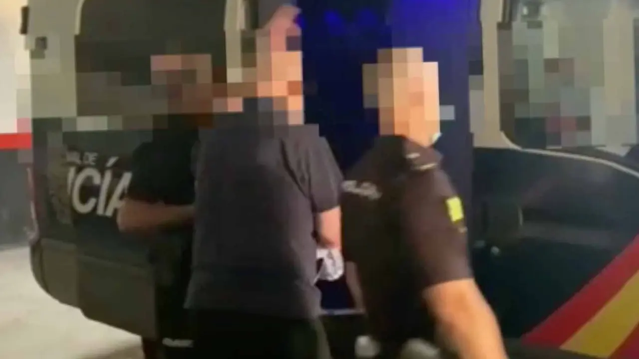 Momento de la detención