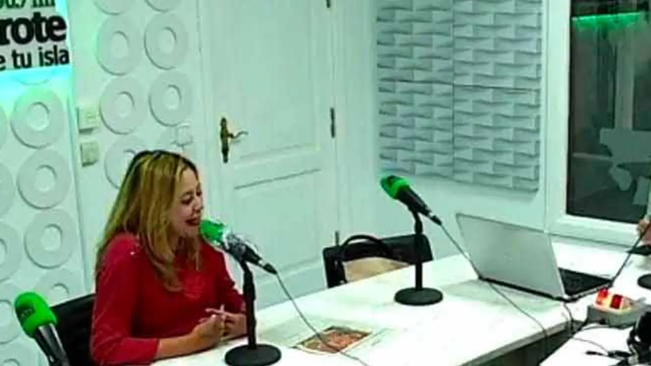 María Dolores Corujo en Radio Lanzarote