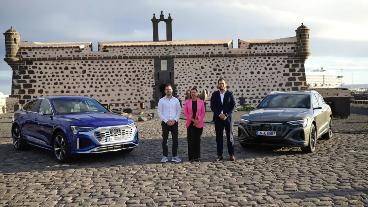 Audi presenta en Lanzarote su nuevo modelo el&eacute;ctrico