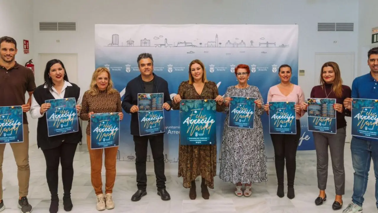 Presentación de los actos de Navidad de Arrecife