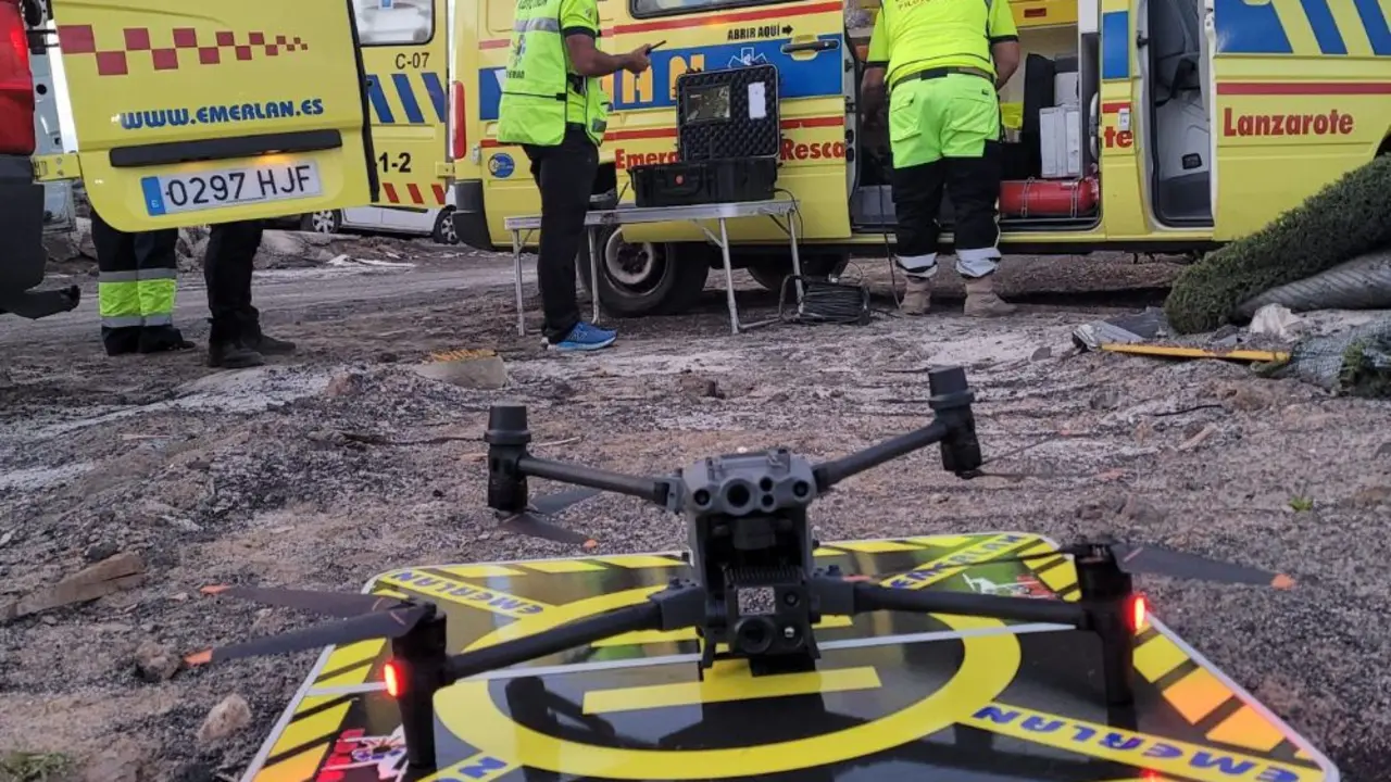 Uno de los drones de Emerlan