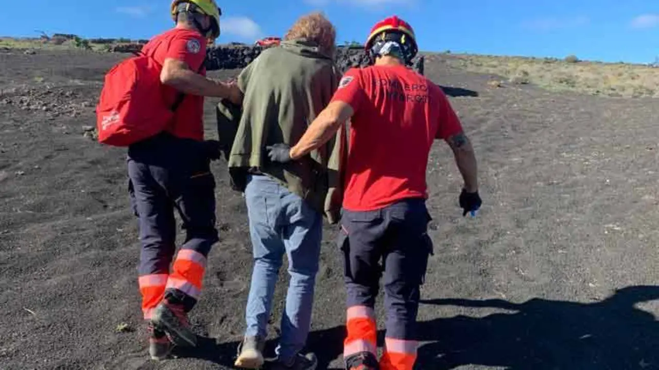 Senderista accidentada