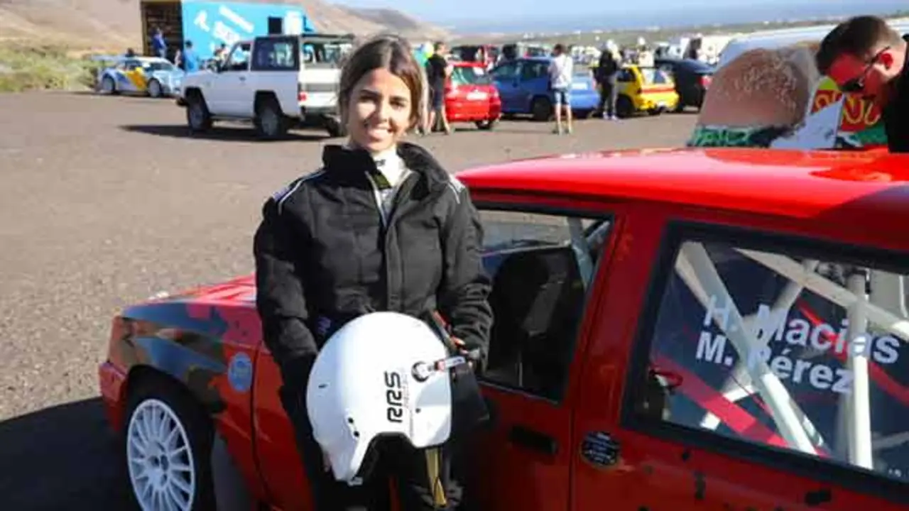 &nbsp;Martina P&eacute;rez Montesdeoca, copiloto en el &nbsp;43&ordm; Rallye Orvecame-Isla de Lanzarote