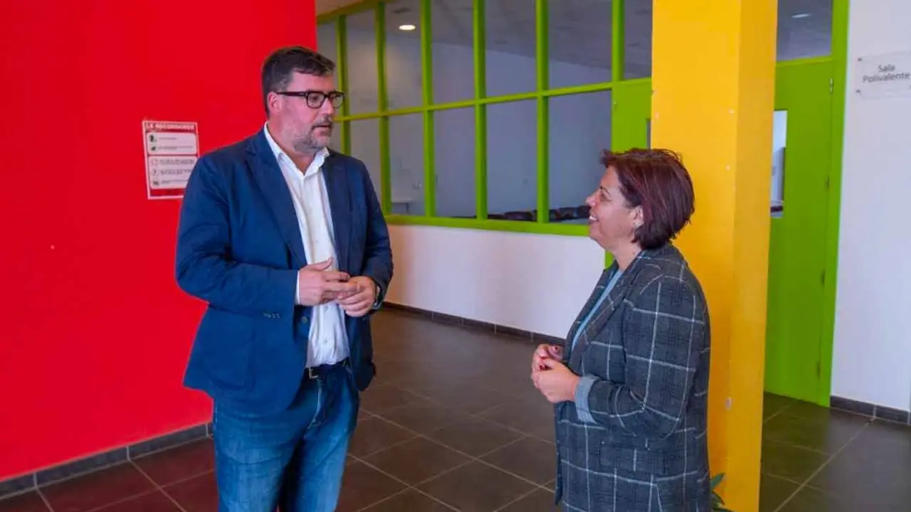 Alcalde y concejala del Ayuntamiento de San Bartolomé