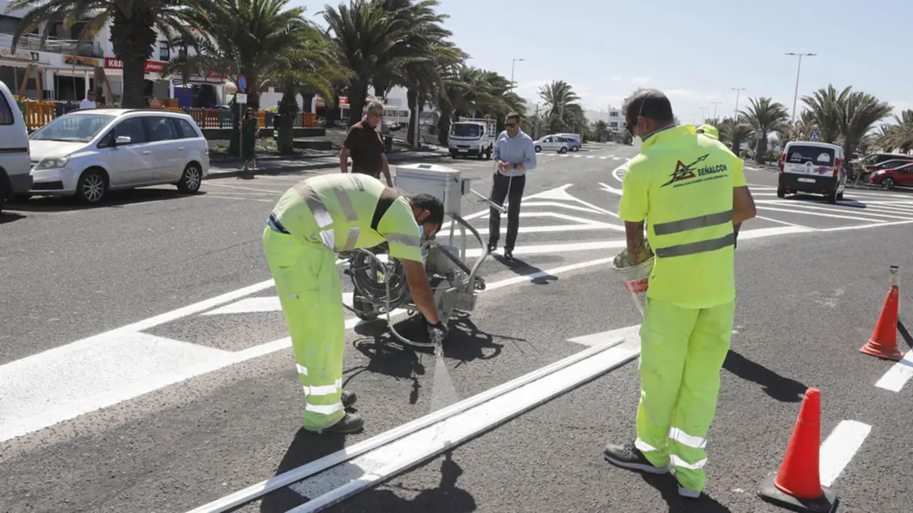 Señalización vial en Teguise