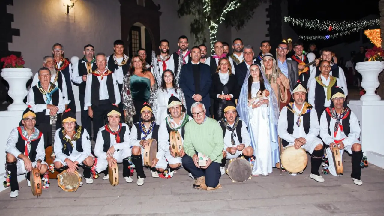 El Rancho de Pascuas de Teguise reconoce la labor de Francisco Hernández