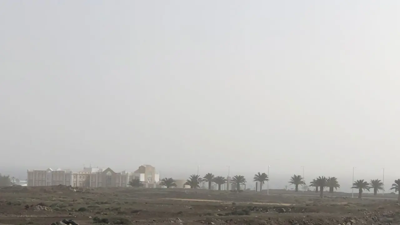 FOTO: ARCHIVO. La calima este lunes en Arrecife