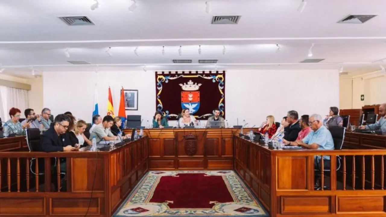 Pleno en el Ayuntamiento de Arrecife