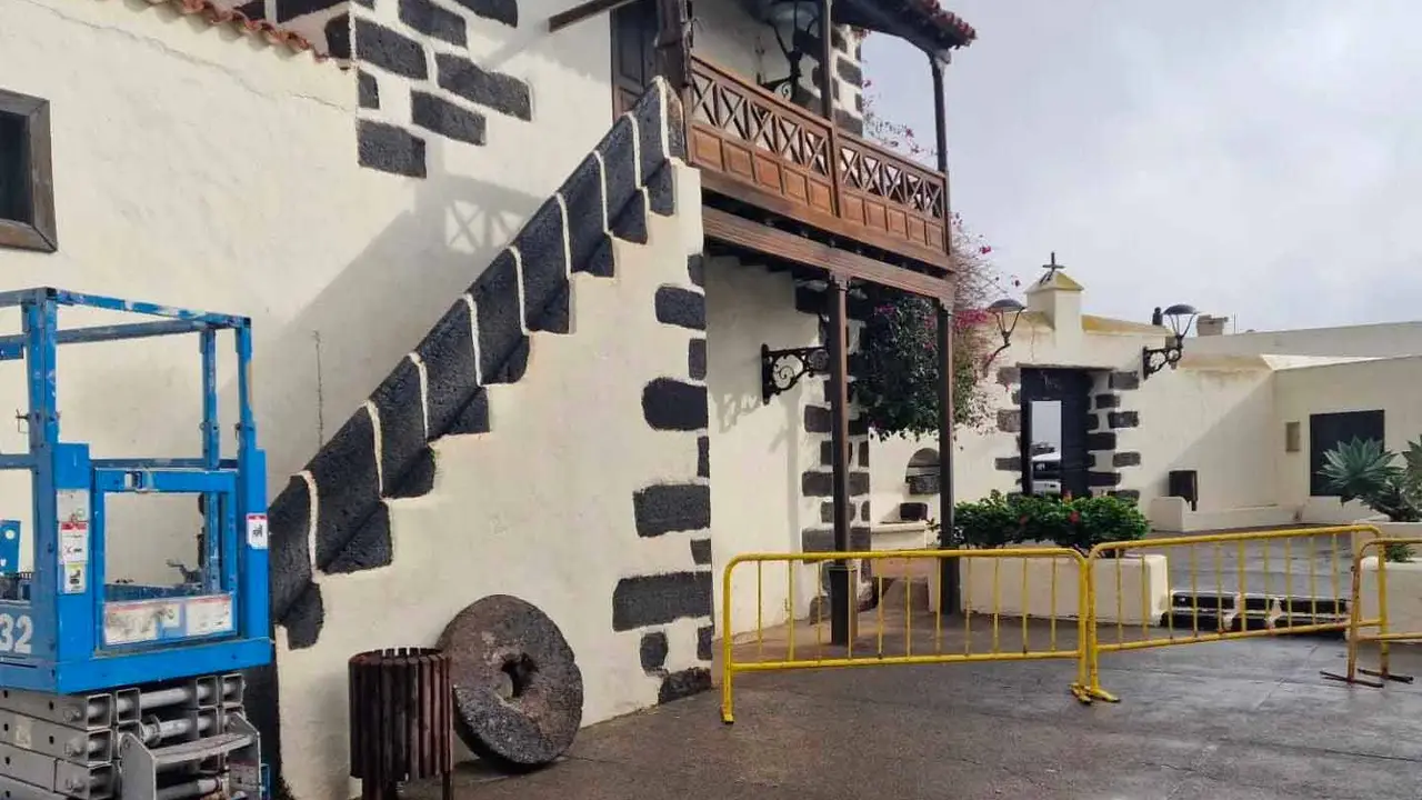 Obras en la Casa Ajei, San Bartolomé