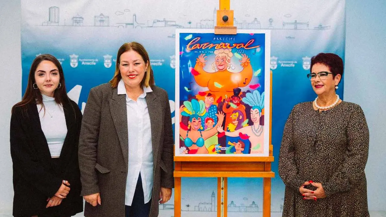 Presentación del cartel del Carnaval en Arrecife