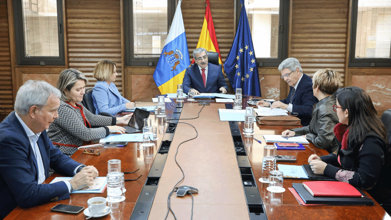 Ultimo Consejo de Gobierno de Canarias