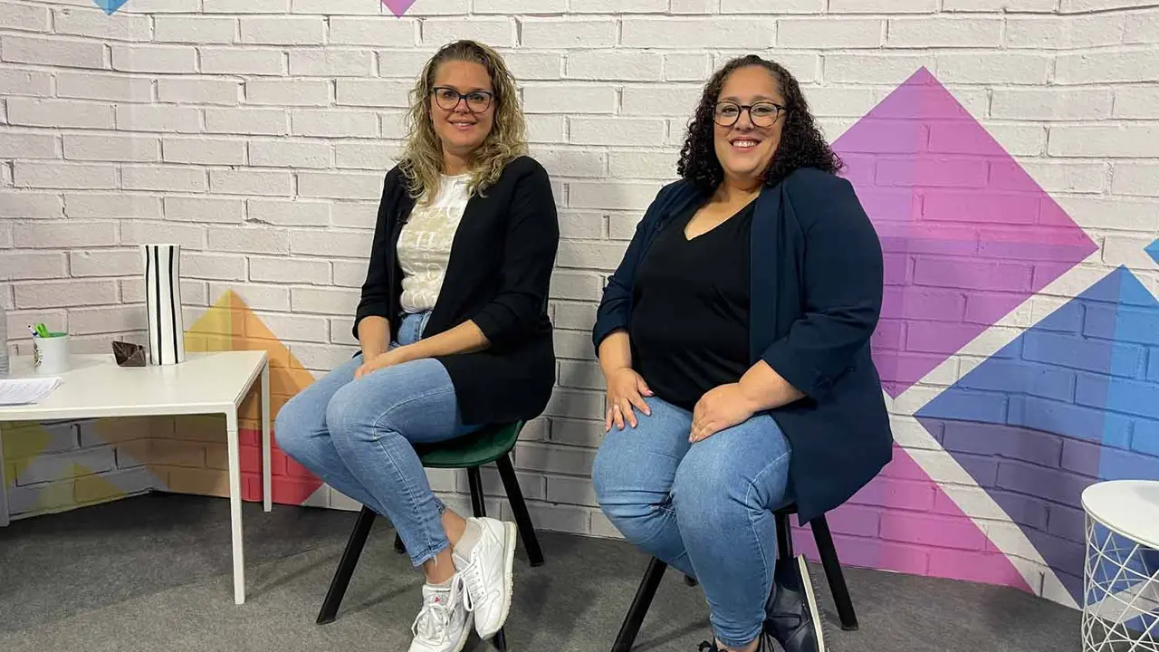 Attenery y Mónica, presidenta y vicepresidenta de LanzaroteTEA