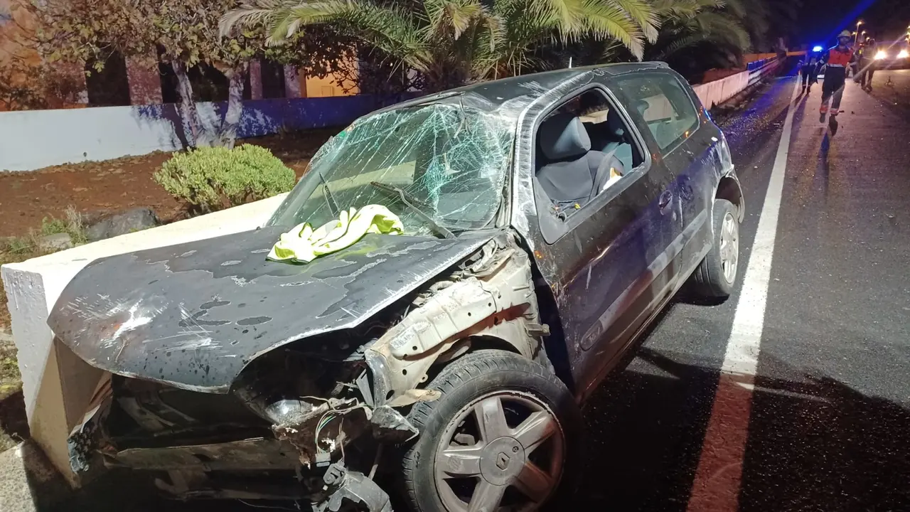 Accidente en Los Lirios