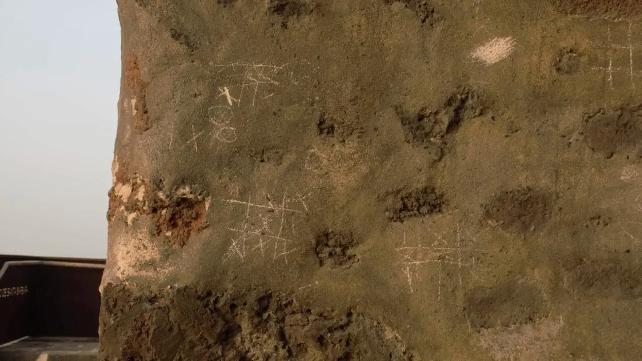 Daños en el Castillo de Santa Bárbara