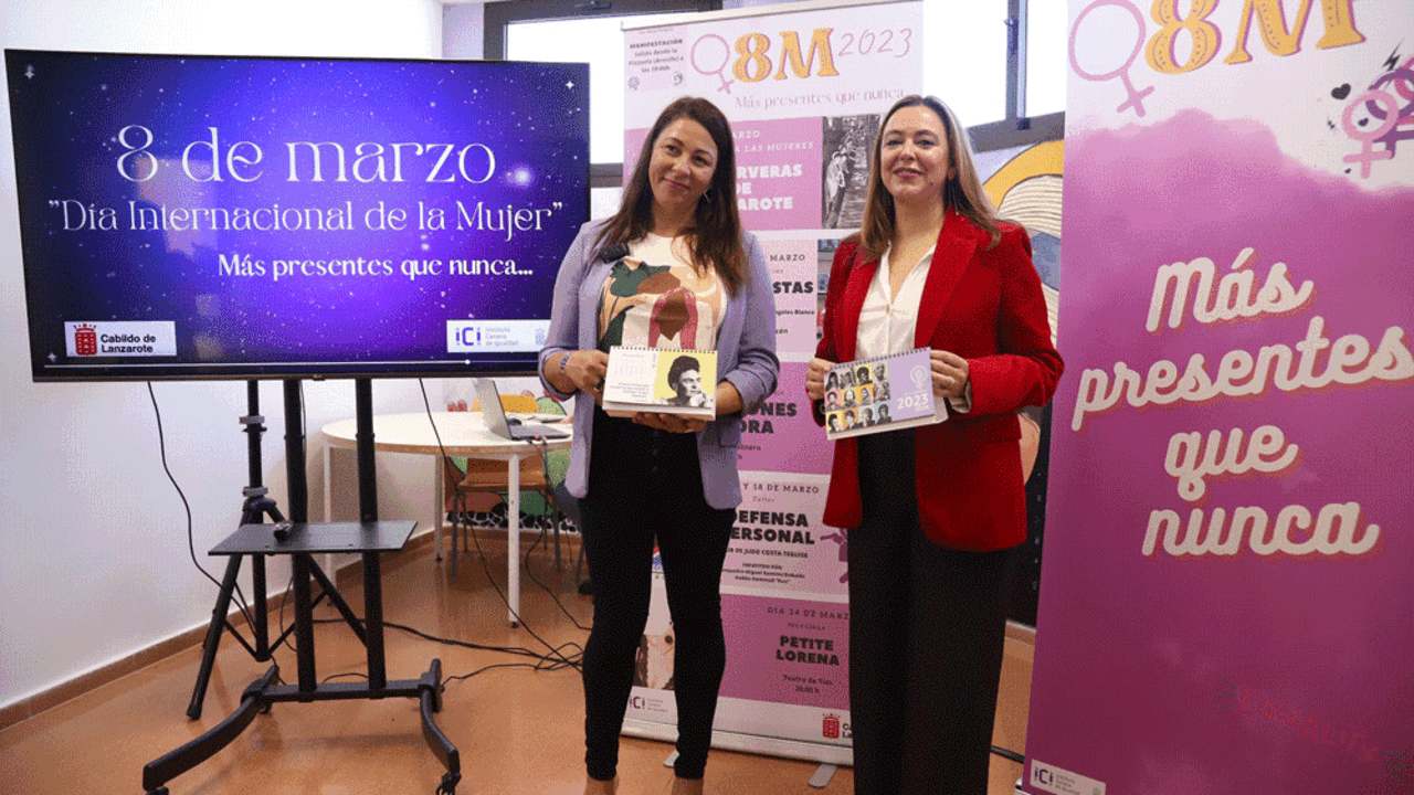 Presentación de los actos del 8-M