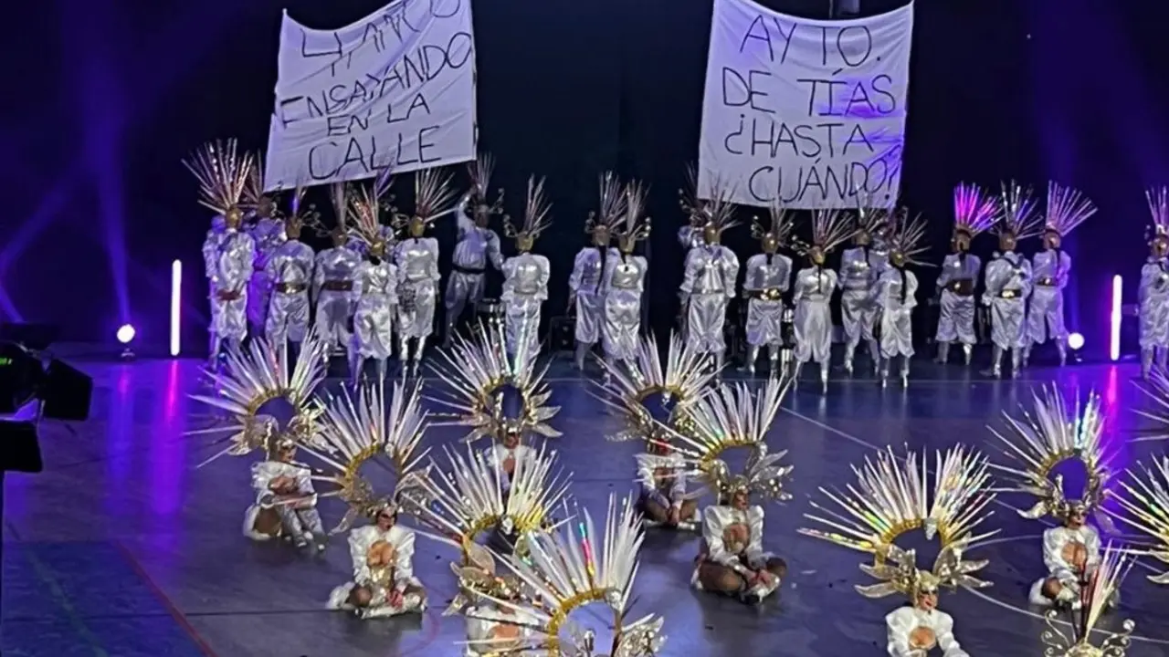 Protestas en el carnaval de Puerto del Carmen