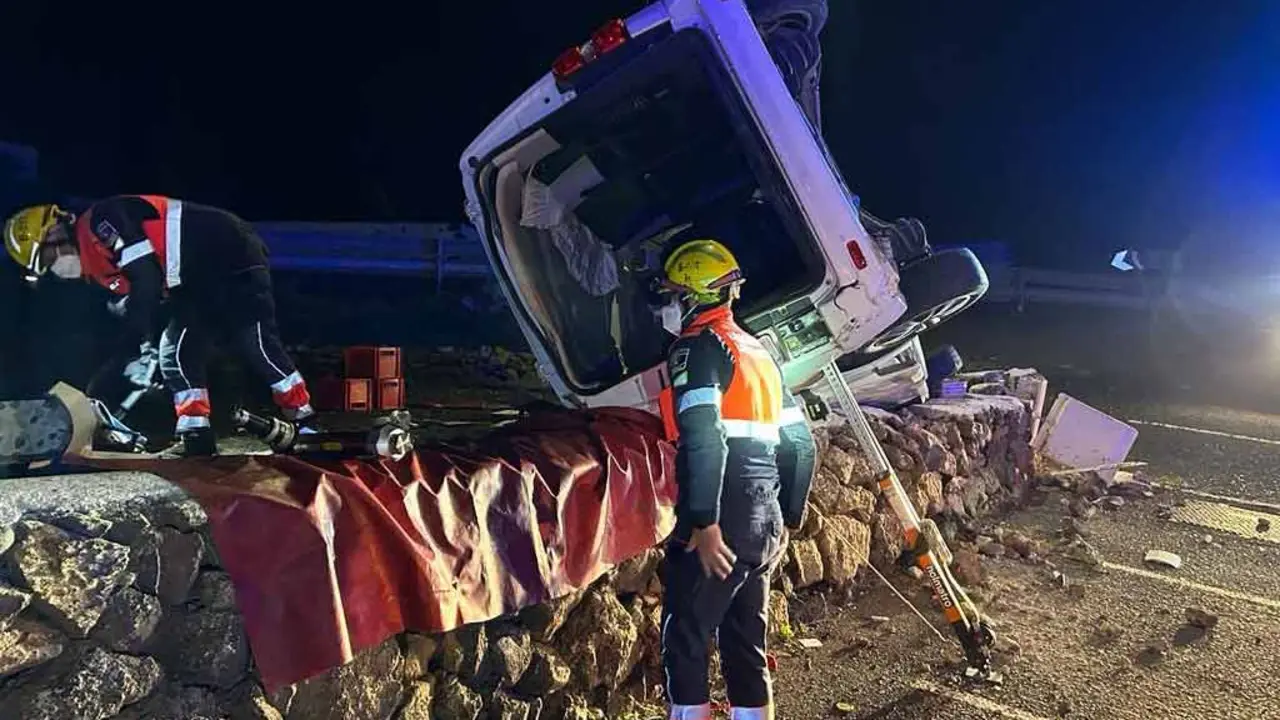 Accidente por Los Valles