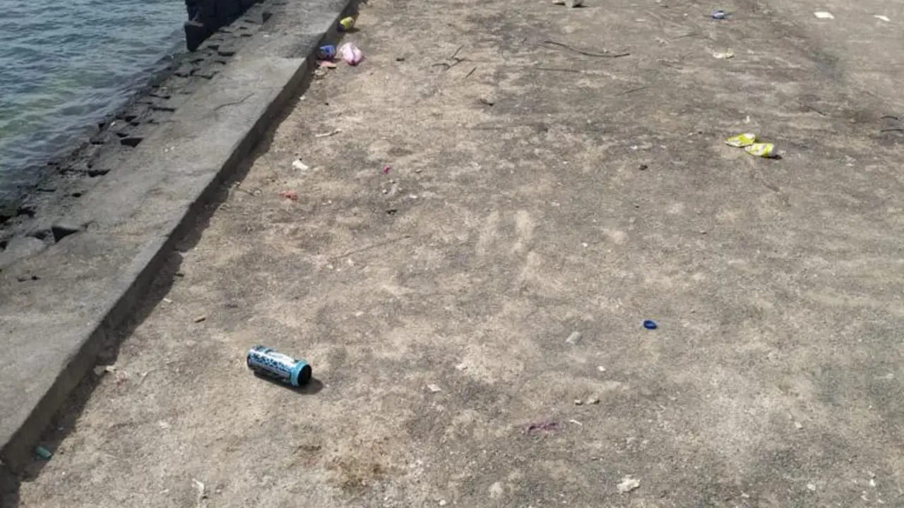 Basura en el Parque Islas Canarias