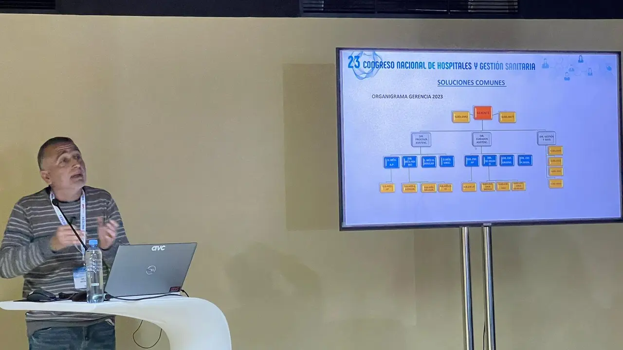 Momento de la presentaci&oacute;n en el Congreso Nacional de Hospitales