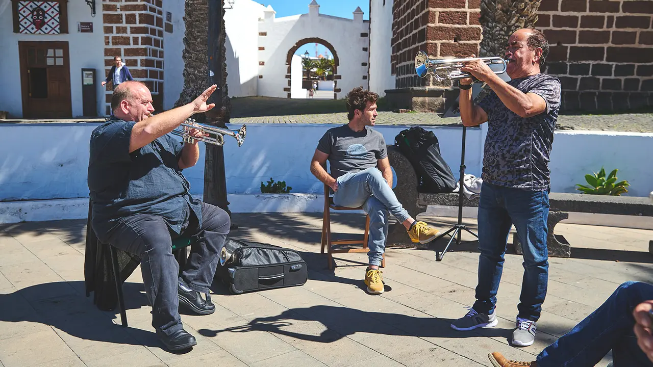 Músicos en la Villa de Teguise