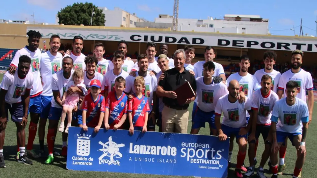 Jugadores de la UD Lanzarote