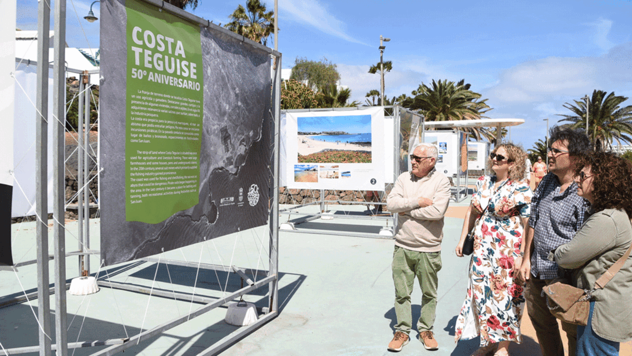 Exposición sobre el 50 aniversario de Costa Teguise
