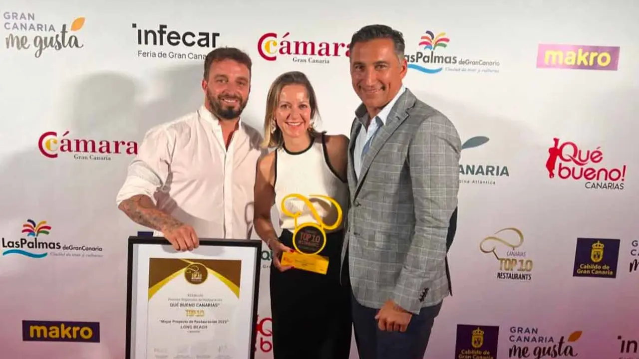 Premios Regionales de Restauración Qué Bueno Canarias al restaurante Long Beach Club