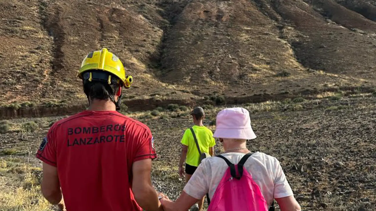 Senderista rescatada