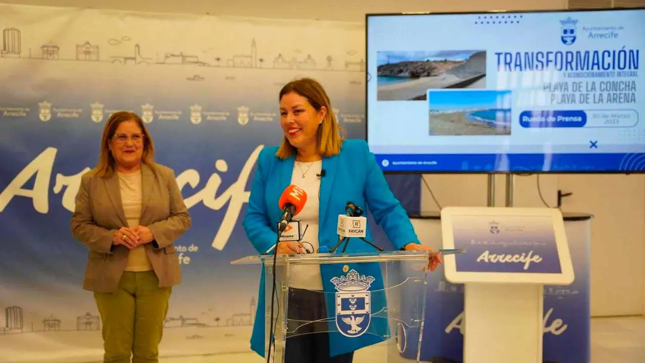 Rueda de prensa en Arrecife