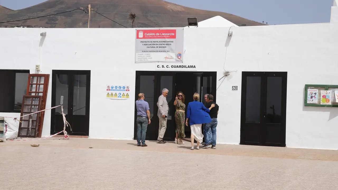 Visita a Teleclubs de Tías