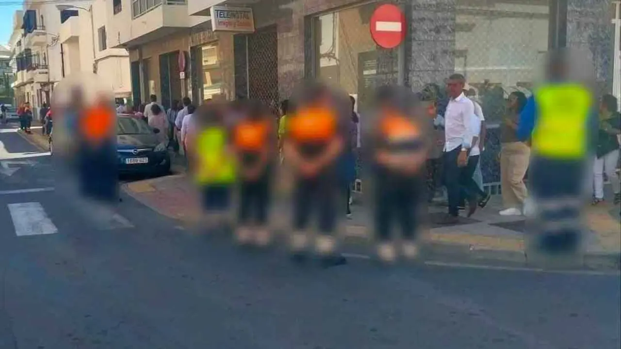 Procesión de la burrita en Arrecife