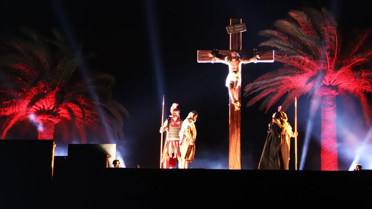 Momento de la crucifixión de Jesús de Nazaret