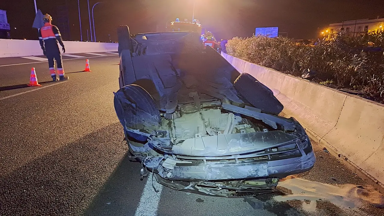 Vuelco de veh&iacute;culo