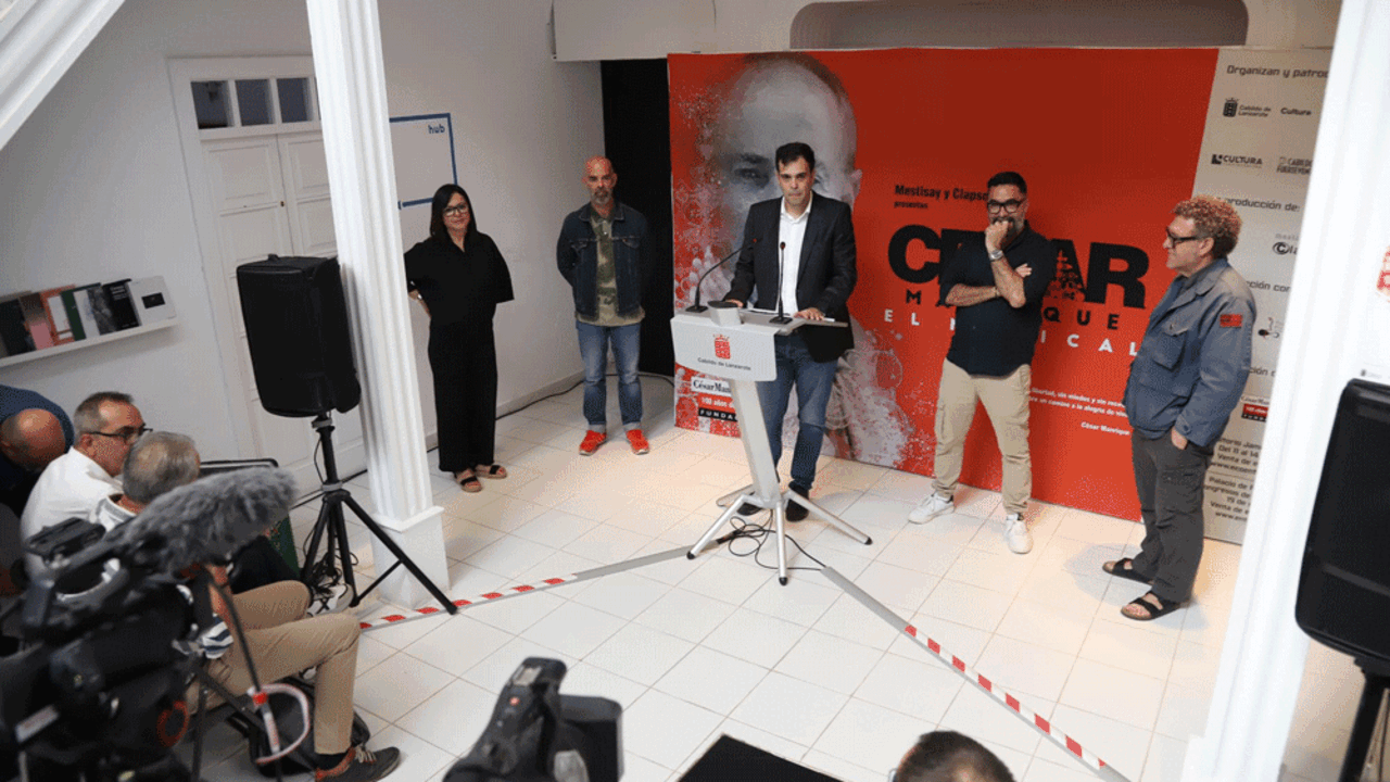 Presentación de 'César Manrique, el musical'