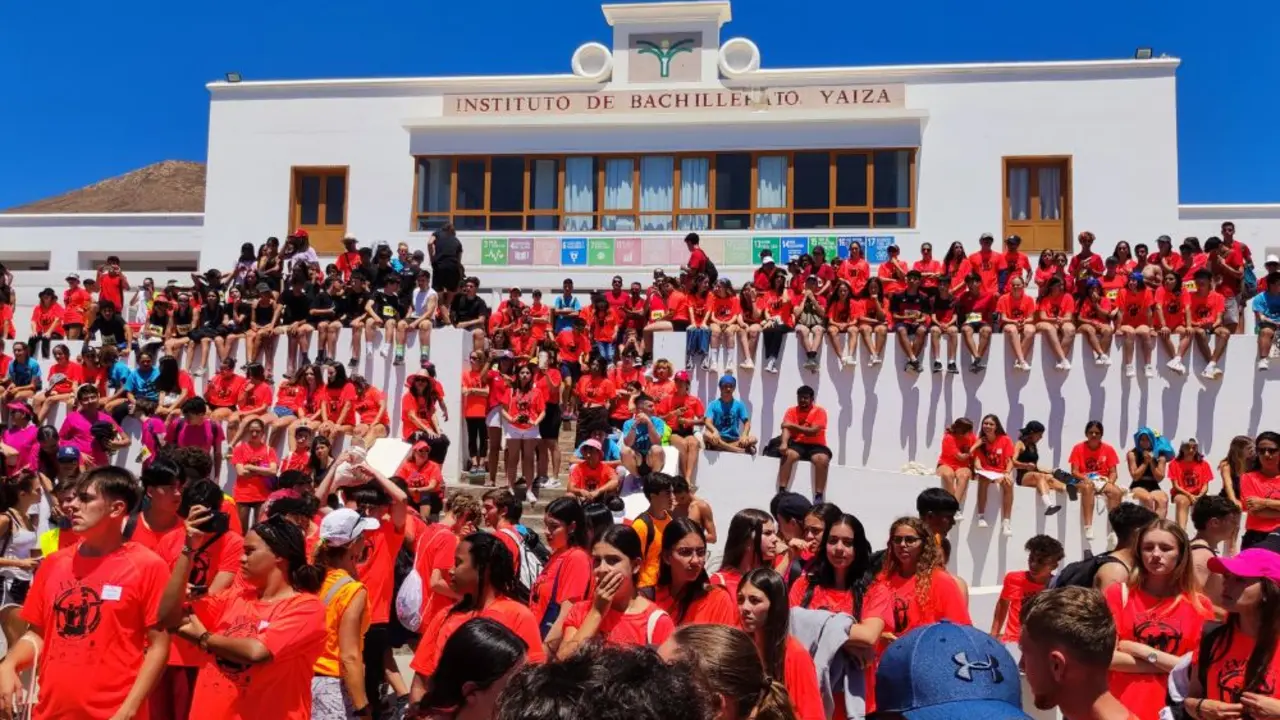 Triatlón organizado por el IES Yaiza 2023. Imagen de archivo.