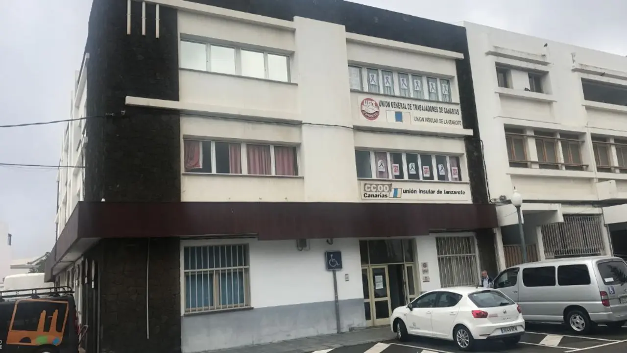 Edificio de los sindicatos en Arrecife