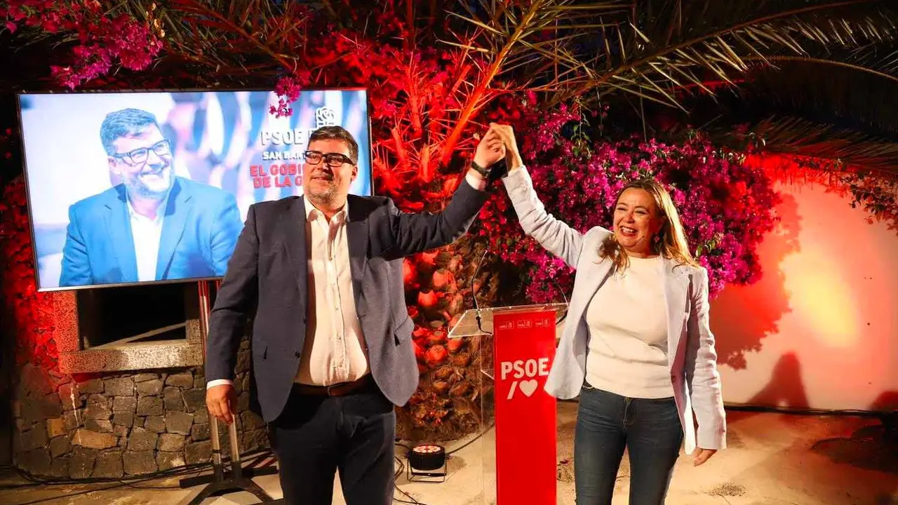 Acto central de campa&ntilde;a del PSOE de San Bartolom&eacute;