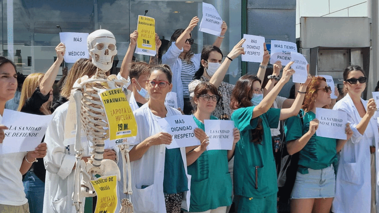 Protestas de los médicos en Lanzarote