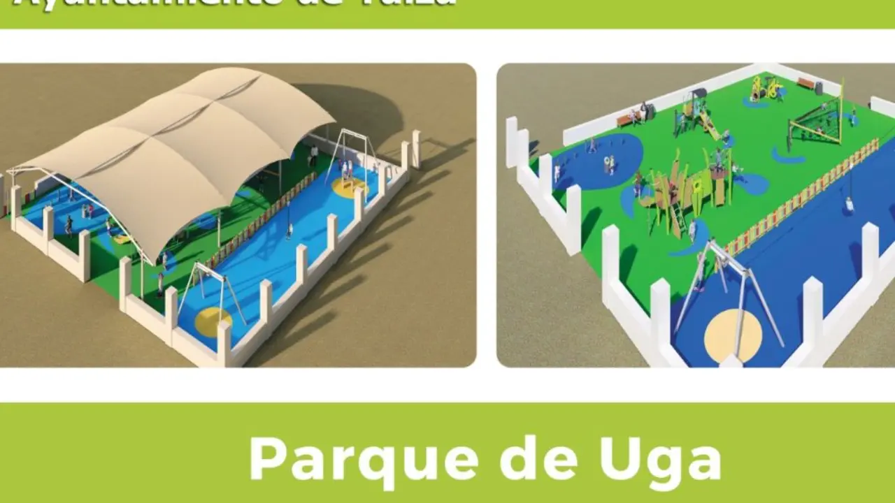 Infografía del futuro parque de Uga