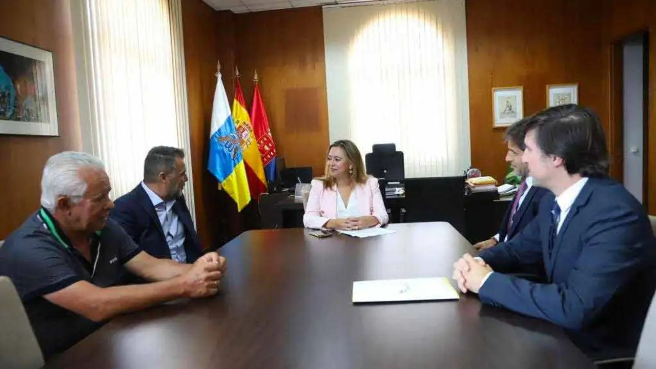 Reunión Loli Corujo con Naviera Armas y Líneas Romero