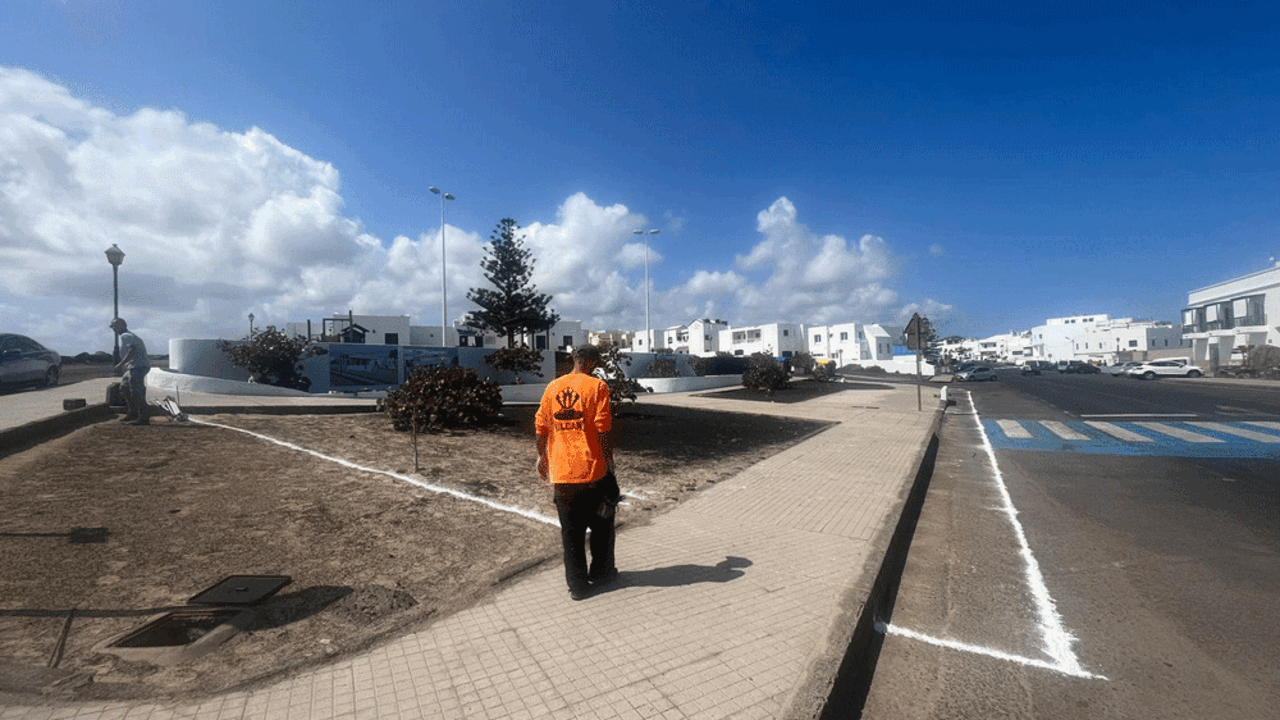 Zona donde irá el skate park de La Santa