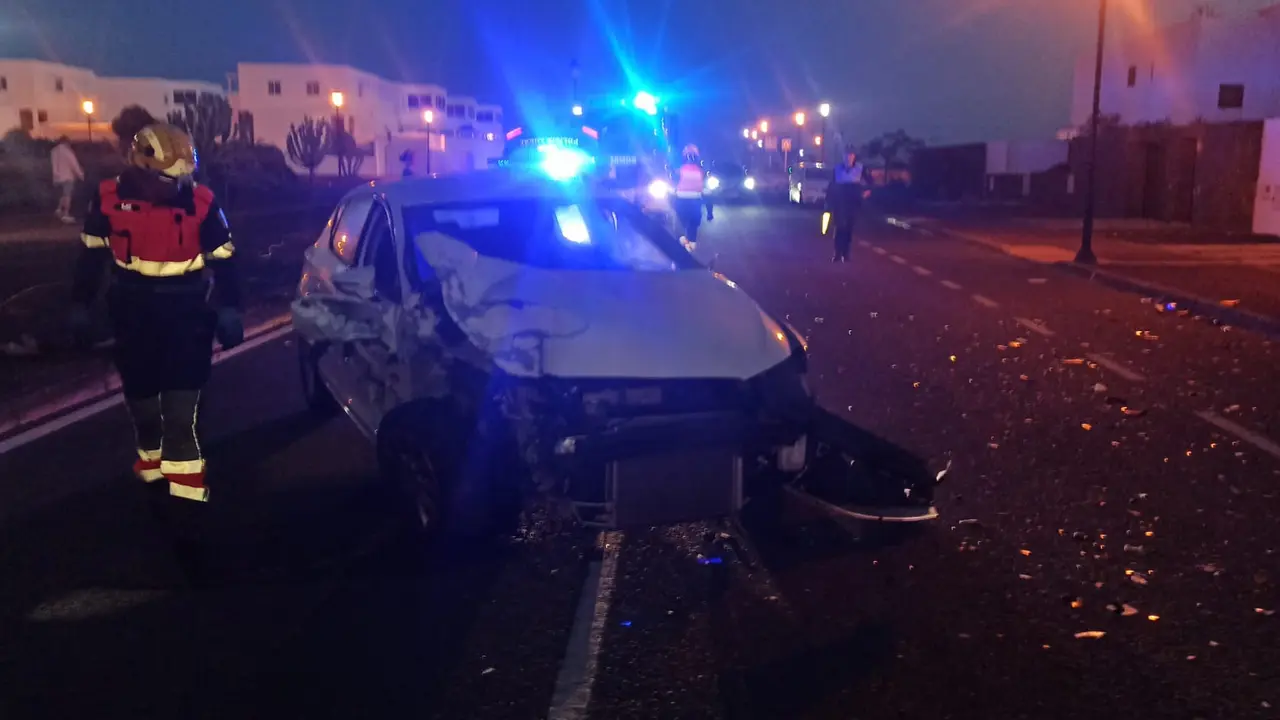 Estado de uno de los veh&iacute;culos implicados en el accidente